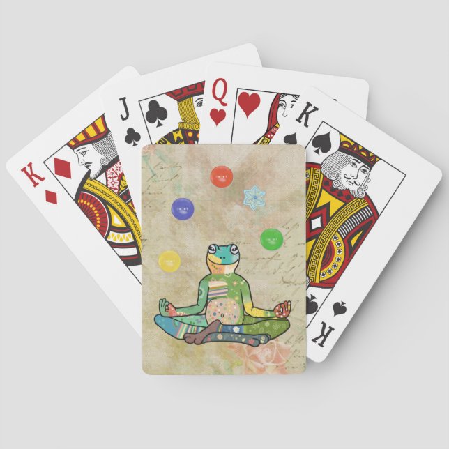 Baraja De Cartas yogafrosch (Reverso)