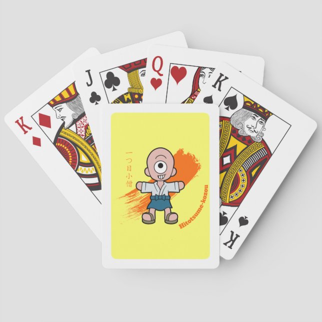 Baraja De Cartas Yokai Hitotsume-kozo (Reverso)
