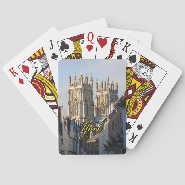 Baraja De Cartas York Minster England (Reverso)