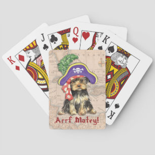 Baraja De Cartas Yorkie Pirate