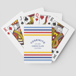 Baraja De Cartas Yosemite Cabina Club Personalizado Escudo Park Str