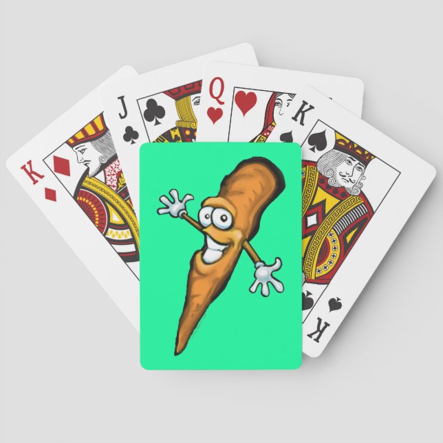 Baraja De Cartas Zanahoria (Reverso)