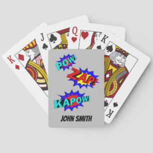 Baraja De Cartas Zap Pow Kapow Libro de Cómic