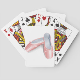 Baraja De Cartas Zapatos de baile elegantes de ballet rosa