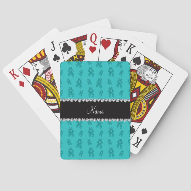 Baraja De Cartas Zapatos de ballet conocidos de encargo de la (Reverso)