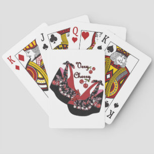 Baraja De Cartas Zapatos RAB Rockabilly Muy Cereza