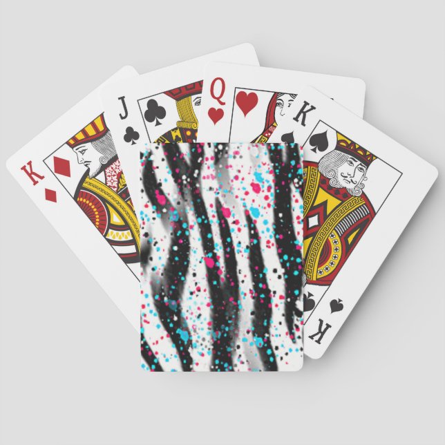 Baraja De Cartas Zebra (Reverso)