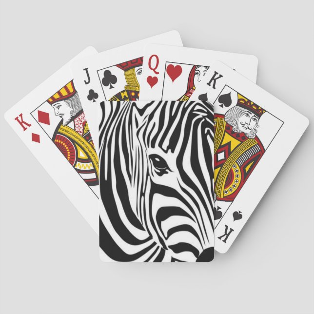 Baraja De Cartas Zebra (Reverso)