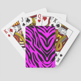 Baraja De Cartas Zebra rosa