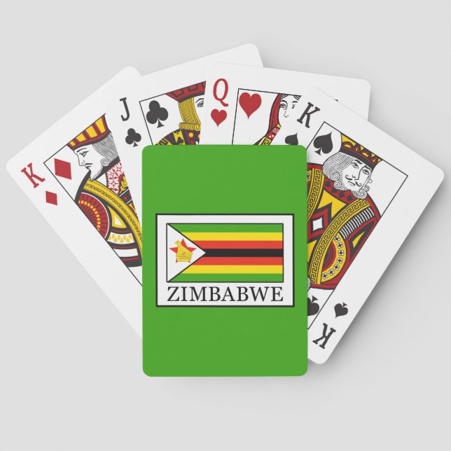 Baraja De Cartas Zimbabue (Reverso)