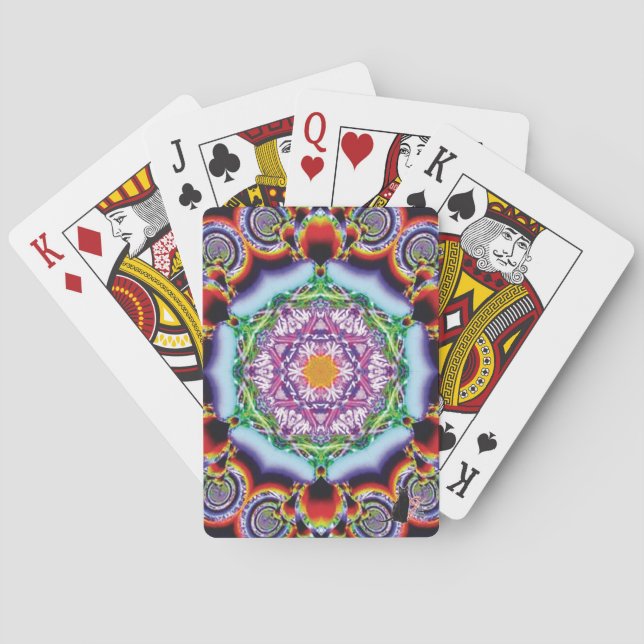 Baraja De Cartas Zionesque Kaleidoscope (Reverso)
