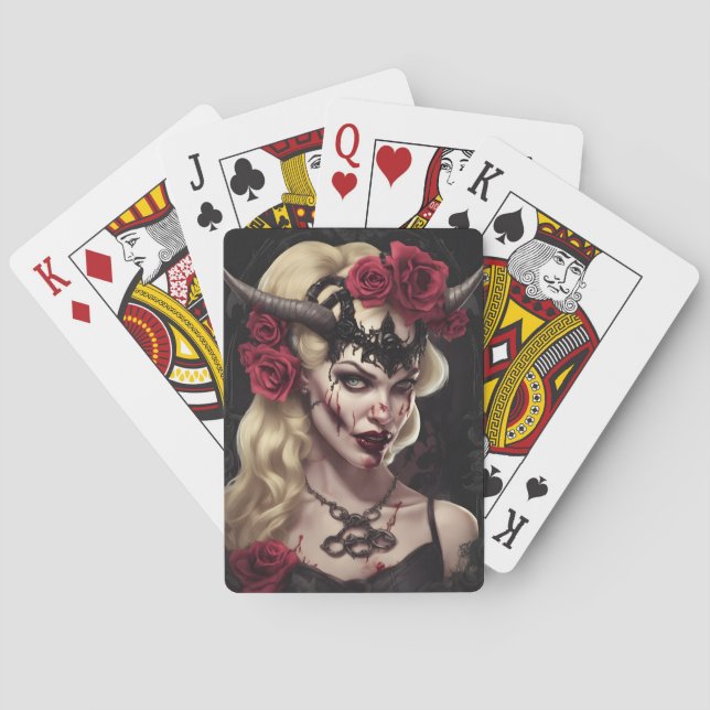 Baraja De Cartas Zombi Babe 06 (Reverso)