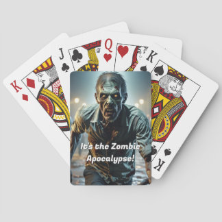 Baraja De Cartas Zombie Apocalypse Creepe Gracioso