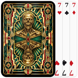 Baraja De Cartas Zombie, Art Deco Mitológico