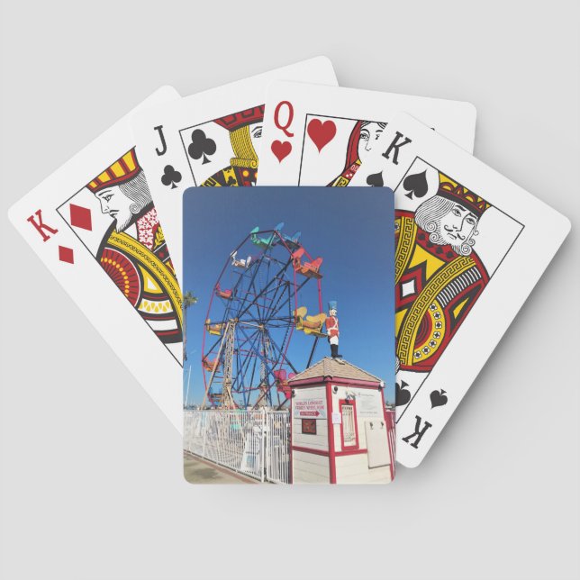 Baraja De Cartas Zona de diversión de Balboa, Newport Beach, Califo (Reverso)