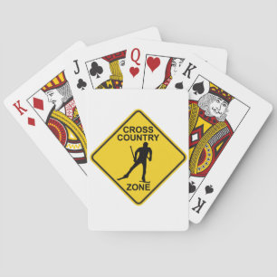 Baraja De Cartas Zona de esquí de fondo