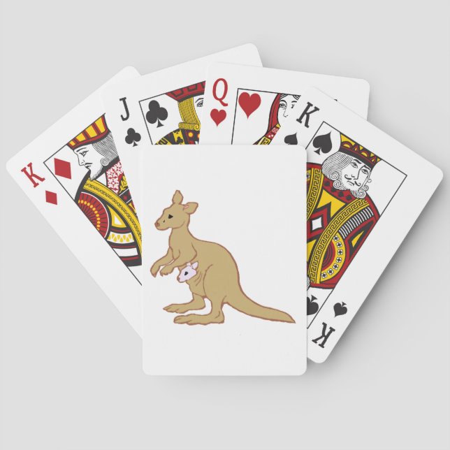 Baraja De Cartas Zoo KANGAROO (Reverso)