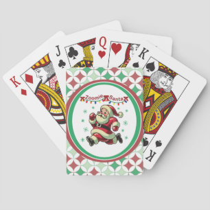 Baraja De Cartas Zoomie Santa Navidad