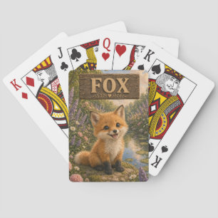Baraja De Cartas Zorro Cachorro Libro De Cuentos Guardería Animal