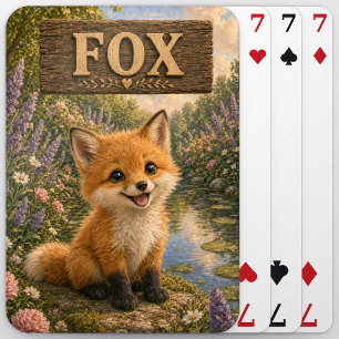 Baraja De Cartas Zorro Cachorro Libro De Cuentos Guardería Animal