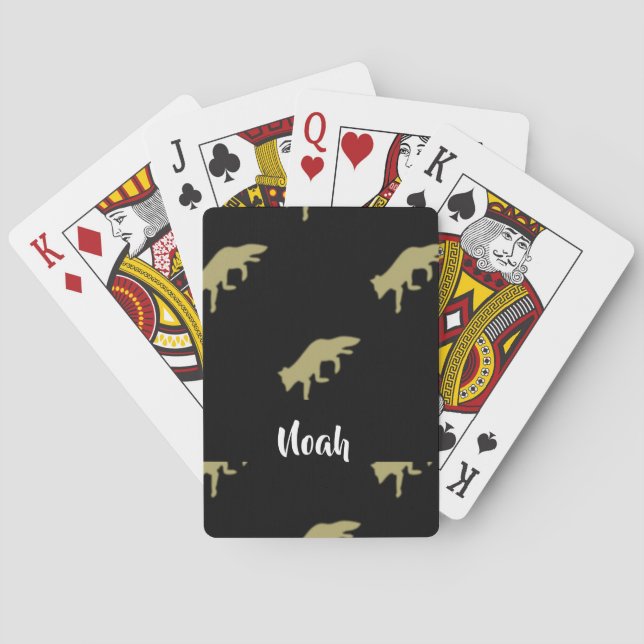 Baraja De Cartas zorro caminante (Reverso)