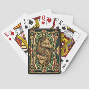 Baraja De Cartas Zorro, Fauna Art Déco