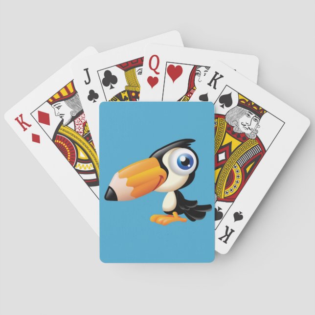 Baraja De Cartas Zujava Toucan Jugando Tarjetas (Reverso)