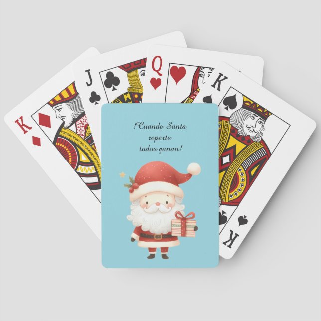 Barajas de Cartas Santa Claus (Reverso)