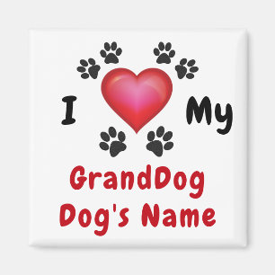 Barato, me encanta mi imán GrandDog, personalizad