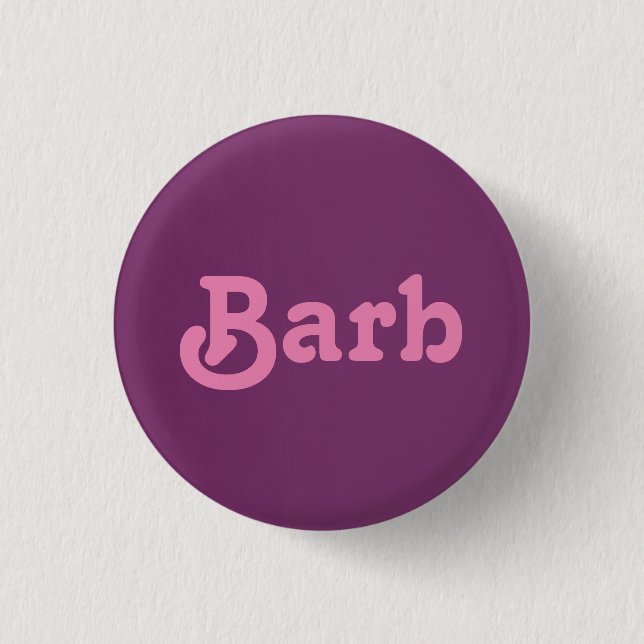 Barb Botón (Anverso)