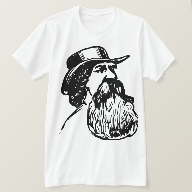 barba camiseta (Anverso del diseño)