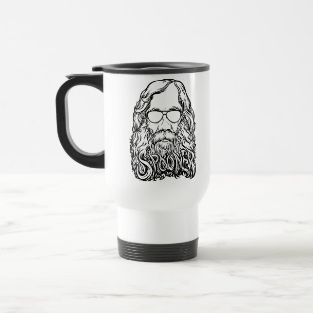 Barba de Lysander Spooner y taza de las sombras (Izquierda)