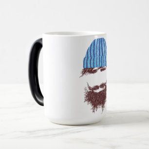 Barba divertida y beanie Mug - Copa de café de Nov
