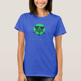 Barba y flecha camiseta femenina