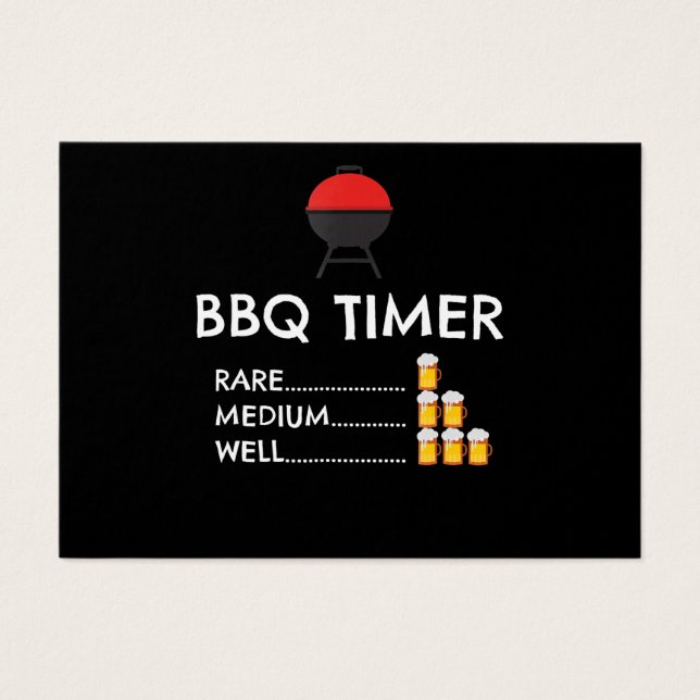 Barbacoa |BBQ Timer Barbecue Gracioso Grill Grill  (Frente)