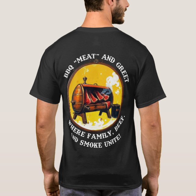 🔥 barbacoa "Carne" y camiseta de bienvenida 🔥 (Reverso)