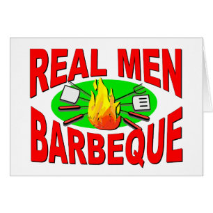 Barbacoa real de los hombres. Diseño divertido
