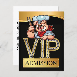 Barbacoa VIP / INVITACIÓN de recolección de cerdos
