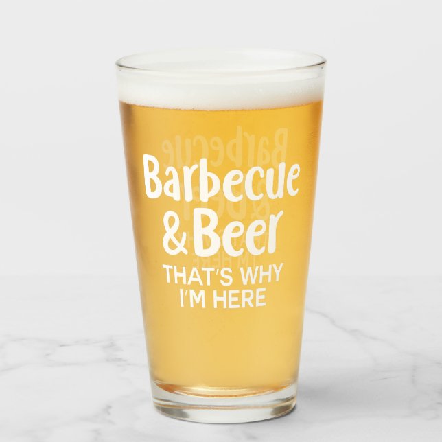 Barbacoa y cerveza por eso estoy aquí (Reverso (lleno))
