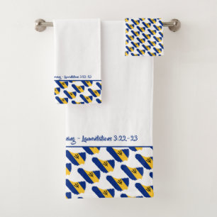 BARBADOS MAP Escritura Cristiana Personalizada