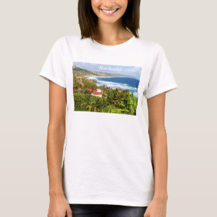 Barbados, Océano, playa, tropical, arena, camiseta