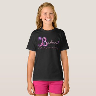 Barbara chica nombre y significado de camiseta mon
