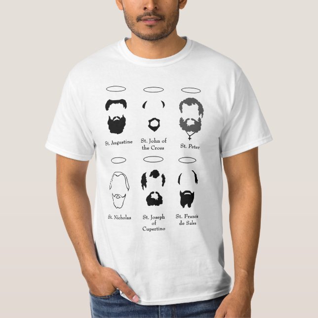 Barbas de la camiseta para hombre de la versión 2 (Anverso)