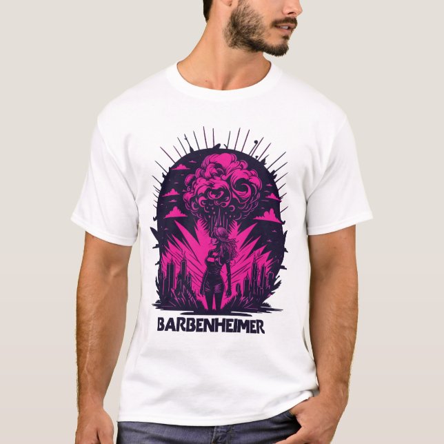 Barbenheimer Camiseta Básica (Anverso)