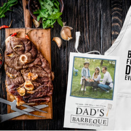 Barbeque de papá | Toalla fotográfica del Día del 