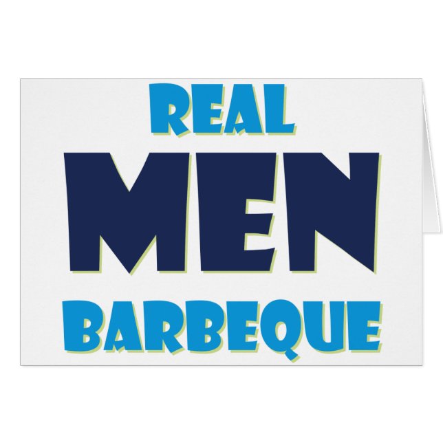 Barbeque Real Men (Anverso (Horizontal))