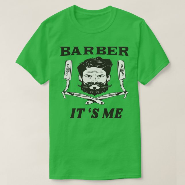barber es mi camiseta (Diseño del anverso)
