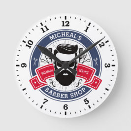 Barber Shop personalizada reloj de pared