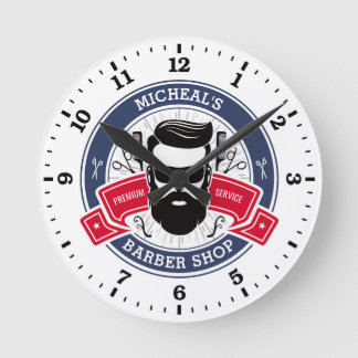Barber Shop personalizada reloj de pared