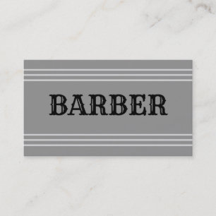 Barber tarjeta de visita
